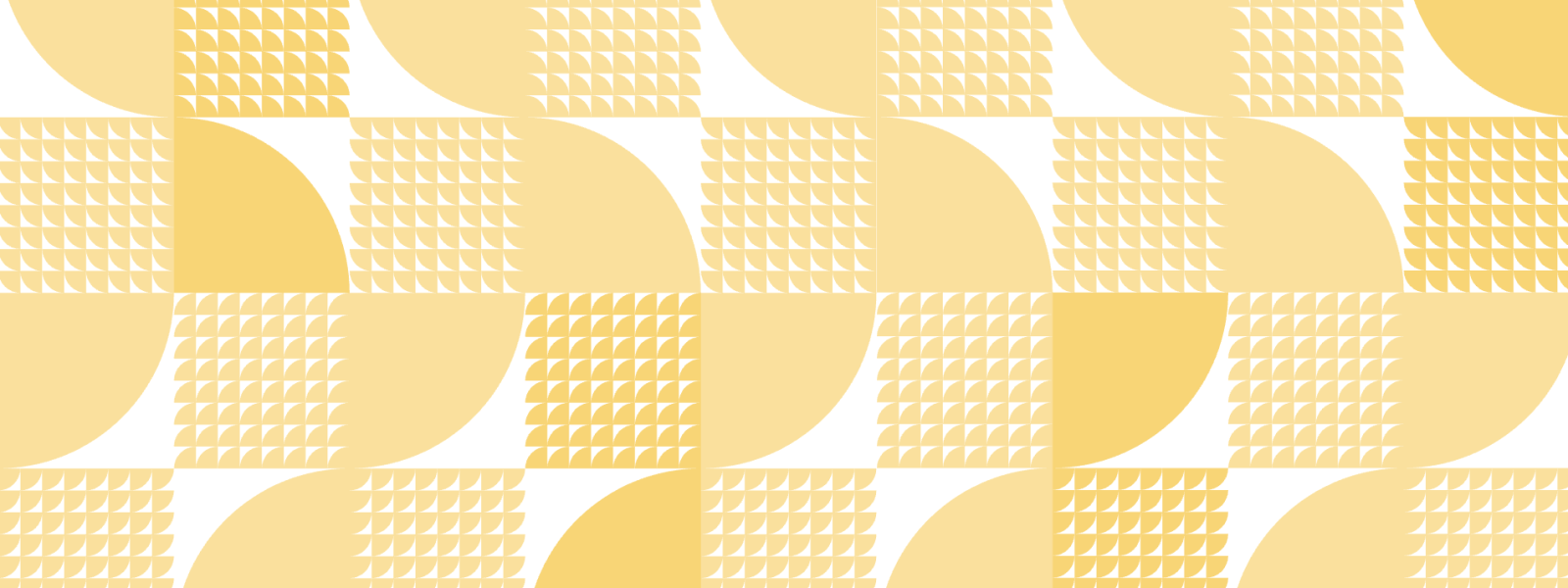 pastel yellow graphic - 70s print white gaps