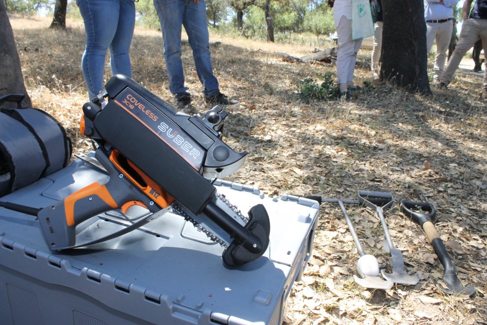 Prototype for debarking mechanization