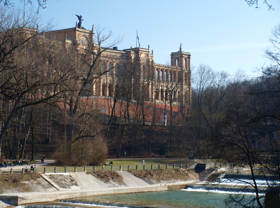 Isar river that flows through southern Germany and cross the city of Munich.