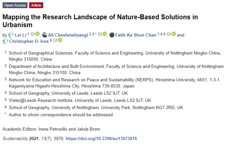Human-Nature Interactions: Perspectives on Conceptual and Methodological Issues