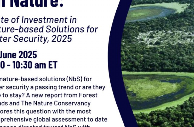 Doubling Down on Nature for Water Security
