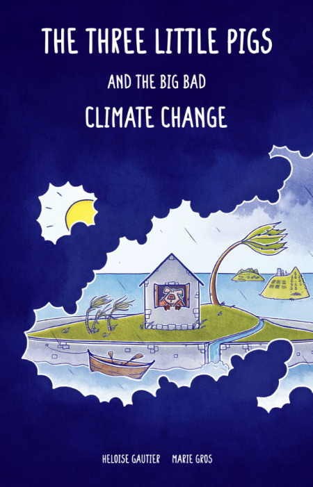 the three little pigs and the big bad climate change - comic cover