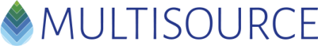 mutli source logo green and blue raindrop