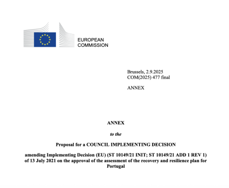 first page of the report - white blank sheet with white text and EU commission logo in top left