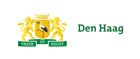 Dem Haag crest logo - yellow with lions
