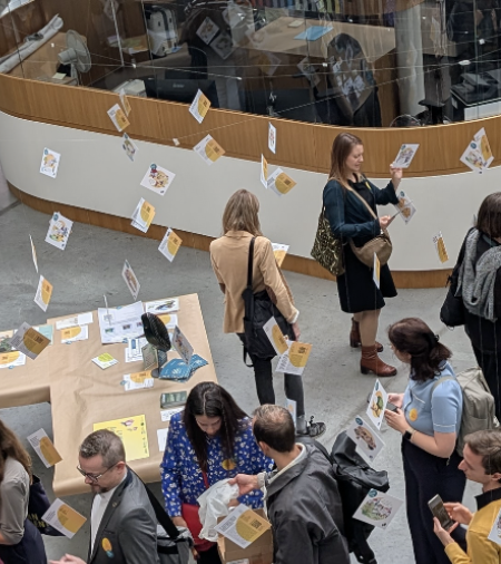 nn event people in lobby