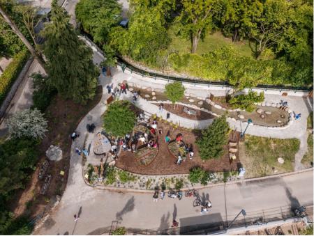 Garden for all in Meran, Italy.