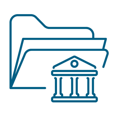 policy case study - temple in front of files 