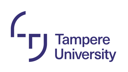 Tampere University  - faceoutline in purple