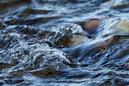 Close up of river water.