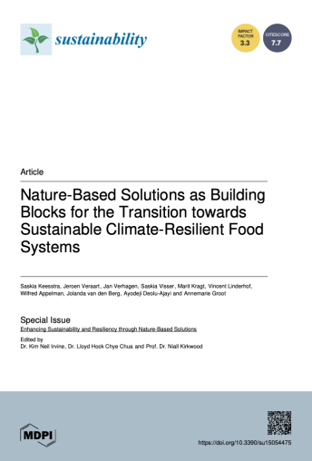 nature-based solutions as building blocks for the transition towards sustainable climate-resilient food systems