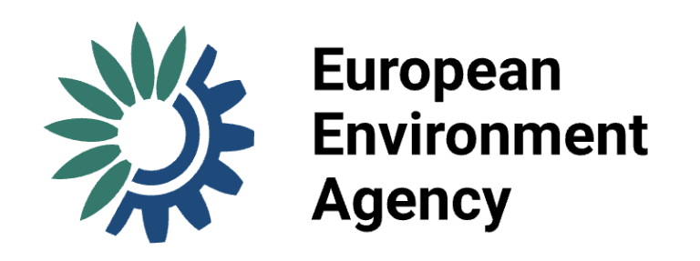 European Environment Agency - half circle with blue petals and second half with cog