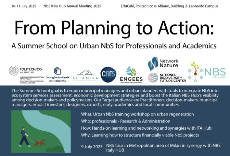 from planning to action: summer school on Urban NbS for professionals and academics
