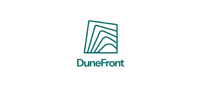 dunefont logo - sqaure with right angles inside
