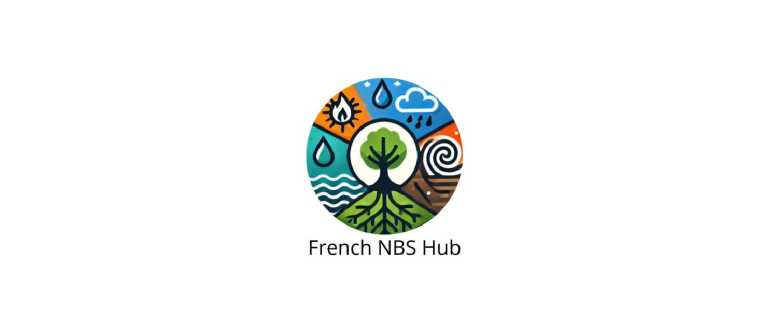 french hub logo - elements shown in circle