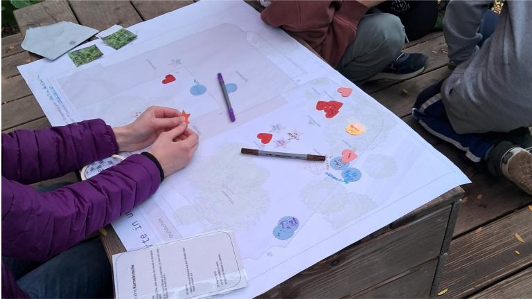 Co-creation workshop at St Anna school in Munich, Germany.