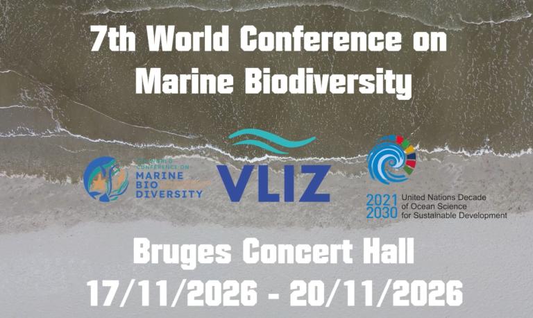 Background with white title of the conference