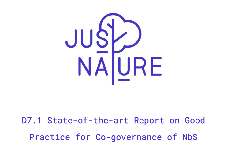 D7.1 State-of-the-art Report on Good Practice for Co-governance of NbS report cover