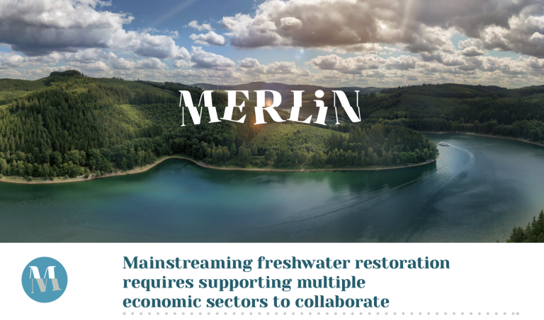mainstreaming freshwater restoration requires supporting materials