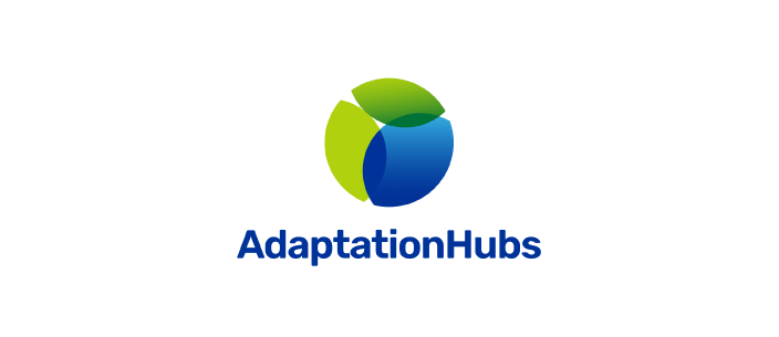 adaptation hubs logo - green blue circles intersecting 