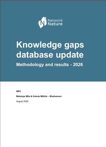 Report on the 2026 knowledge gaps database update