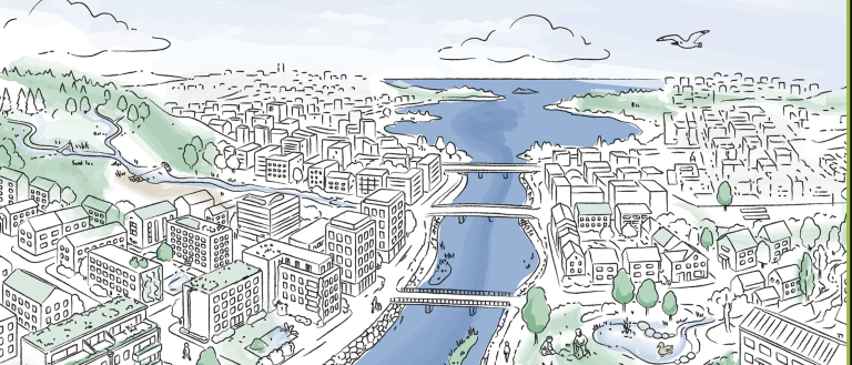 city blues illustration 