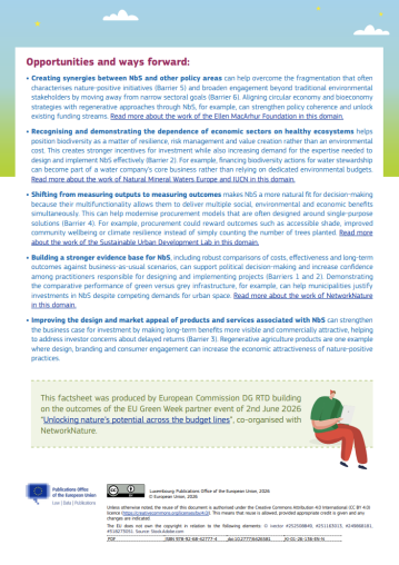 factsheet opportunities