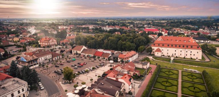 A view across Krakowska, Poland.